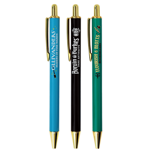 Harry Potter Diagon Alley Locations Pen Set (3-Pack)