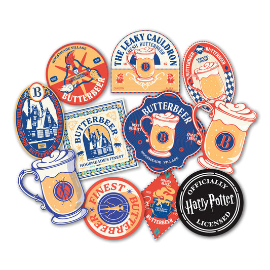 (10-Pack) Harry Potter Fresh Butterbeer Decals