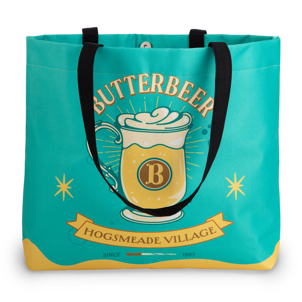 Harry Potter Butterbeer Season Bundle (Tote Bag, 3 Enamel Pins & 50 Decals)