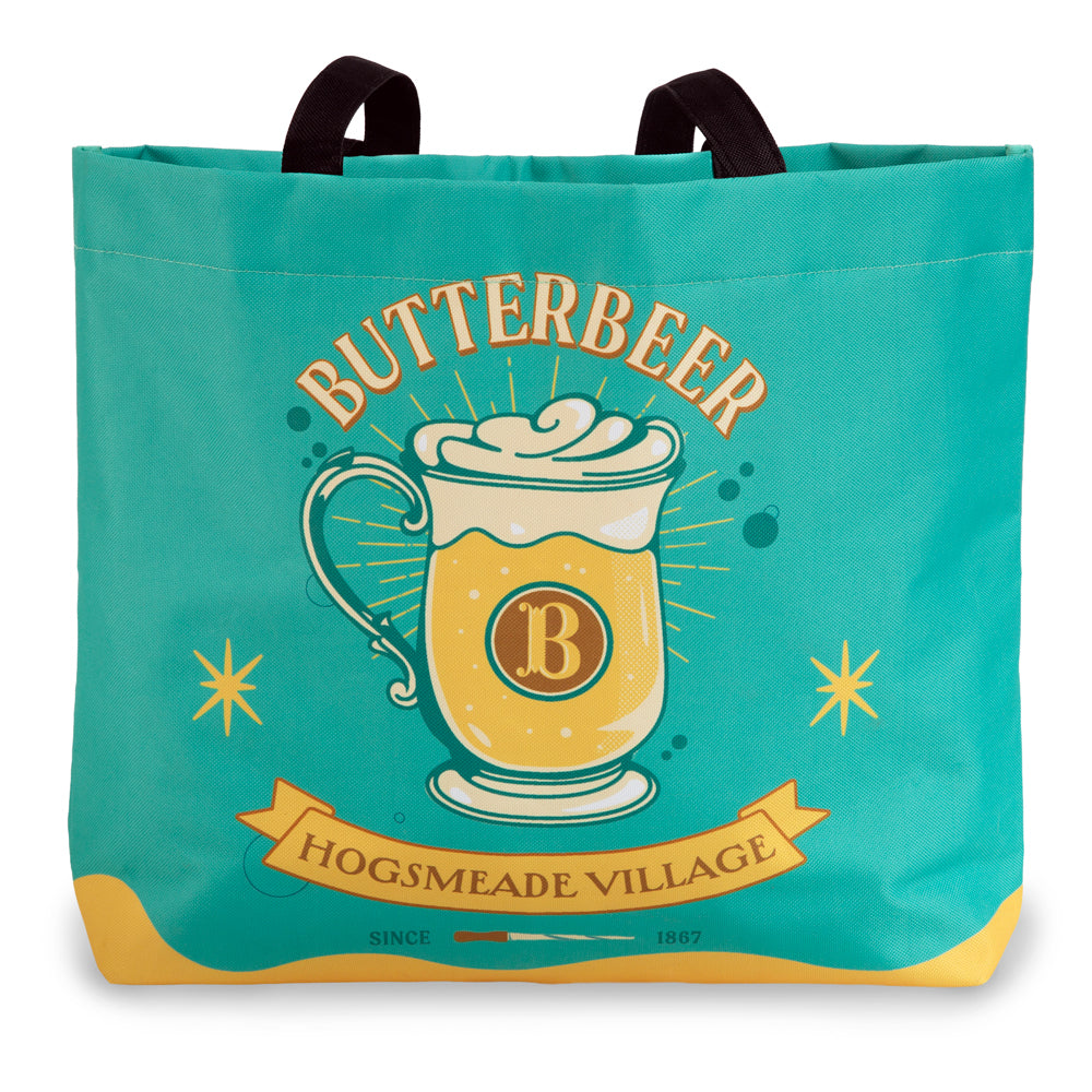 Harry Potter Butterbeer Season Bundle (Tote Bag, 3 Enamel Pins & 50 Decals)