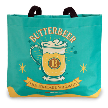 Harry Potter Butterbeer Season Bundle (Tote Bag, 3 Enamel Pins & 50 Decals)