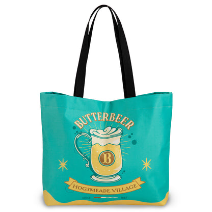 Harry Potter Butterbeer Season Bundle (Tote Bag, 3 Enamel Pins & 50 Decals)