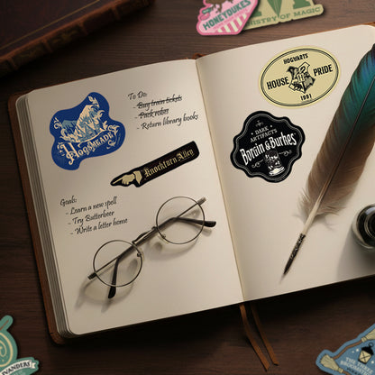 (10-Pack) Harry Potter Locations Decals