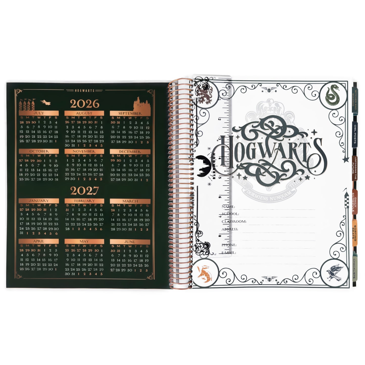 Harry Potter 2026-2027 Hogwarts Weekly Dated Teacher Planner (July - June)