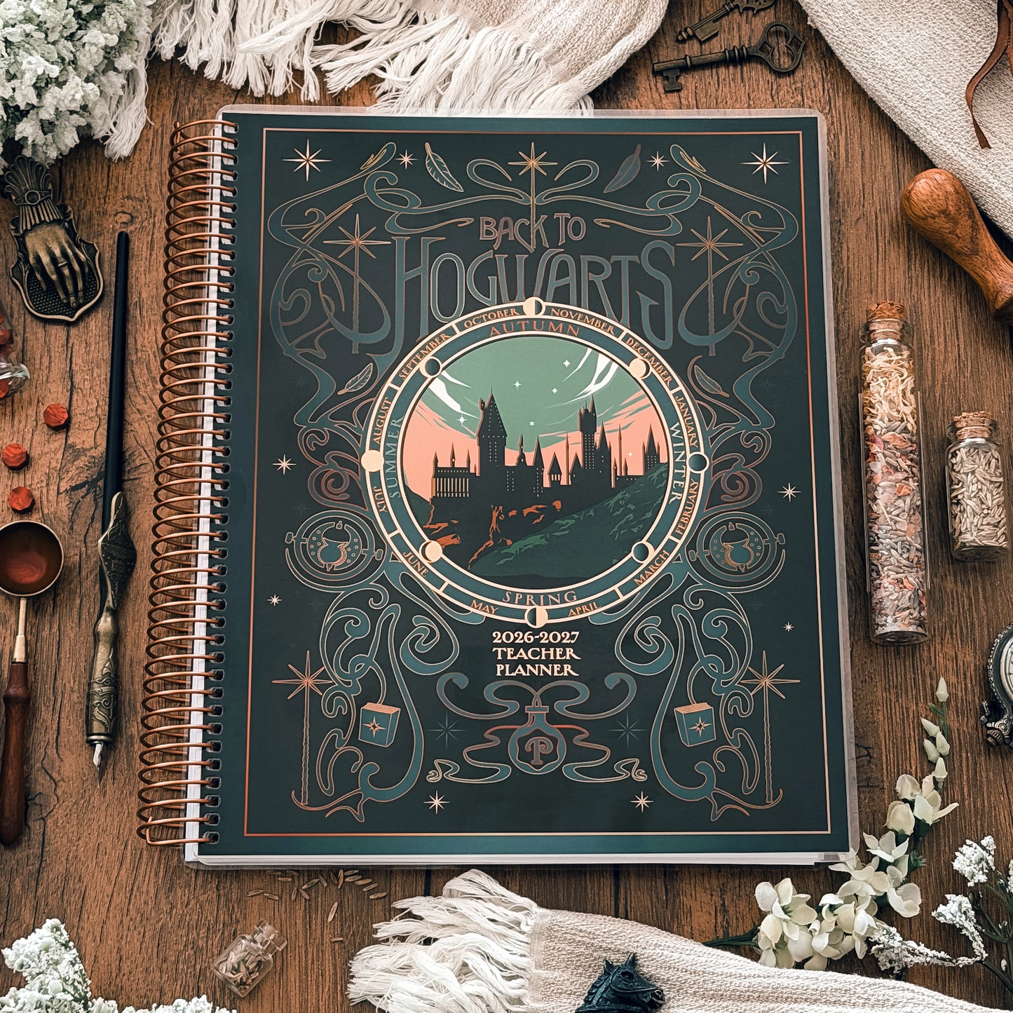 Harry Potter 2026-2027 Hogwarts Weekly Dated Teacher Planner (July - June)