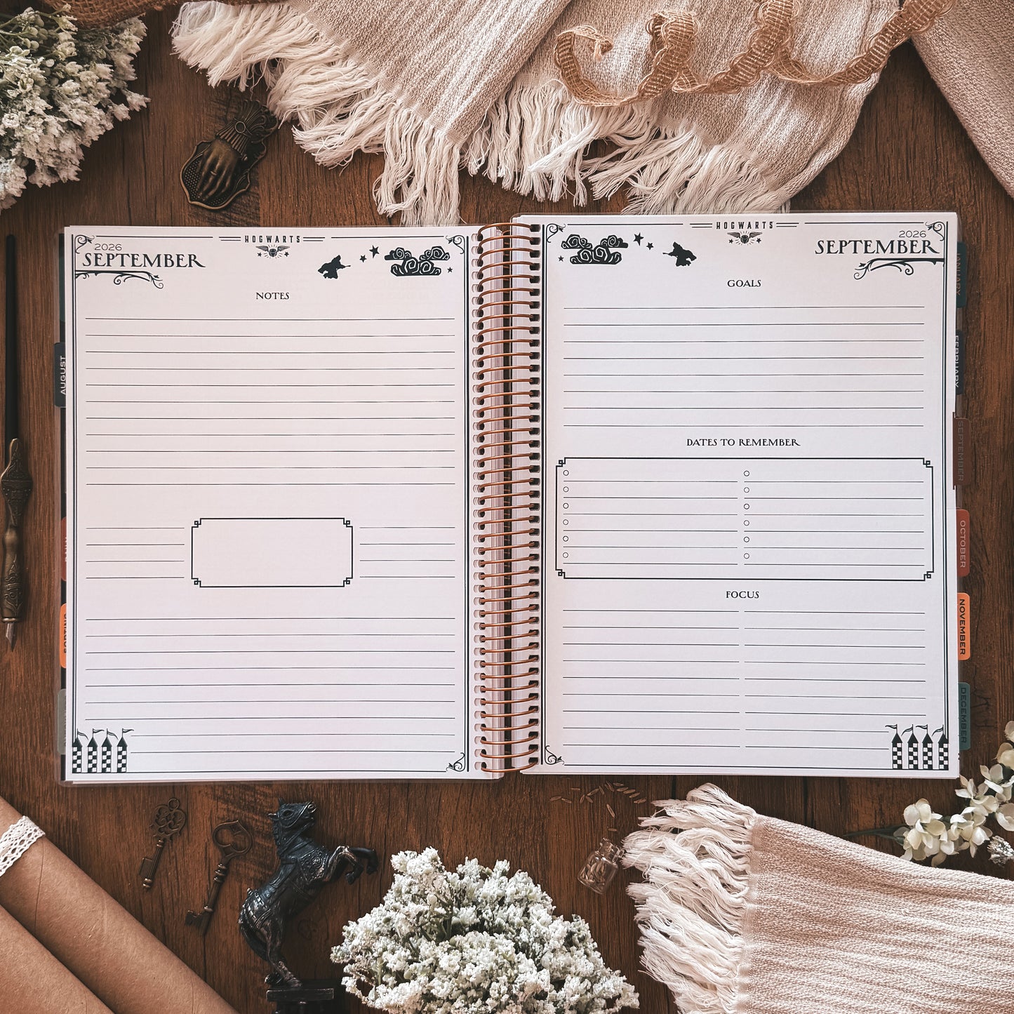 Harry Potter 2026-2027 Hogwarts Weekly Dated Teacher Planner (July - June)