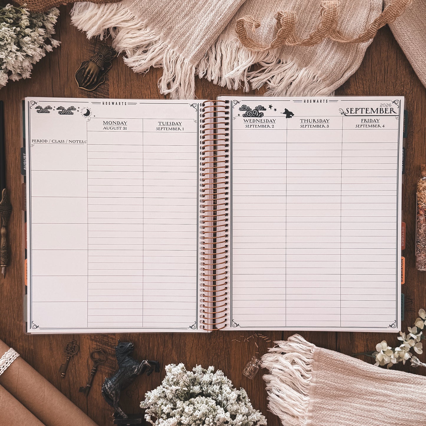 Harry Potter 2026-2027 Hogwarts Weekly Dated Teacher Planner (July - June)