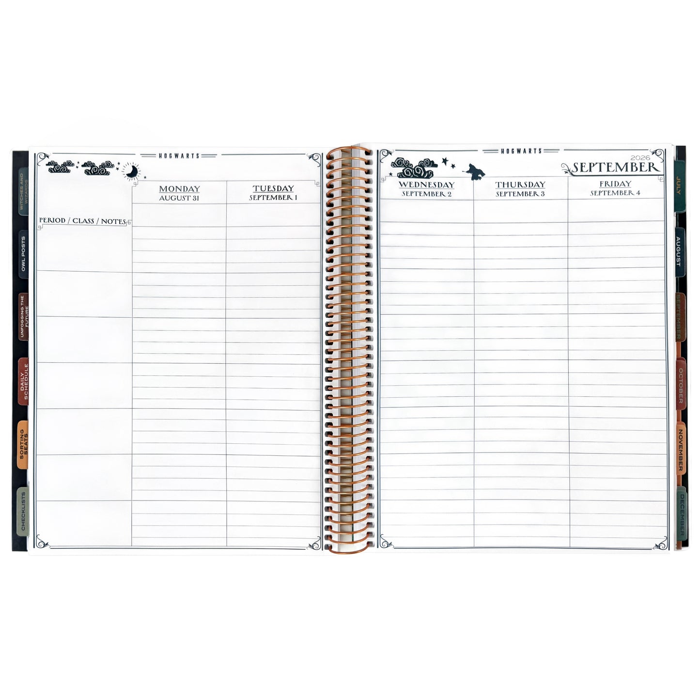 Harry Potter 2026-2027 Hogwarts Weekly Dated Teacher Planner (July - June)