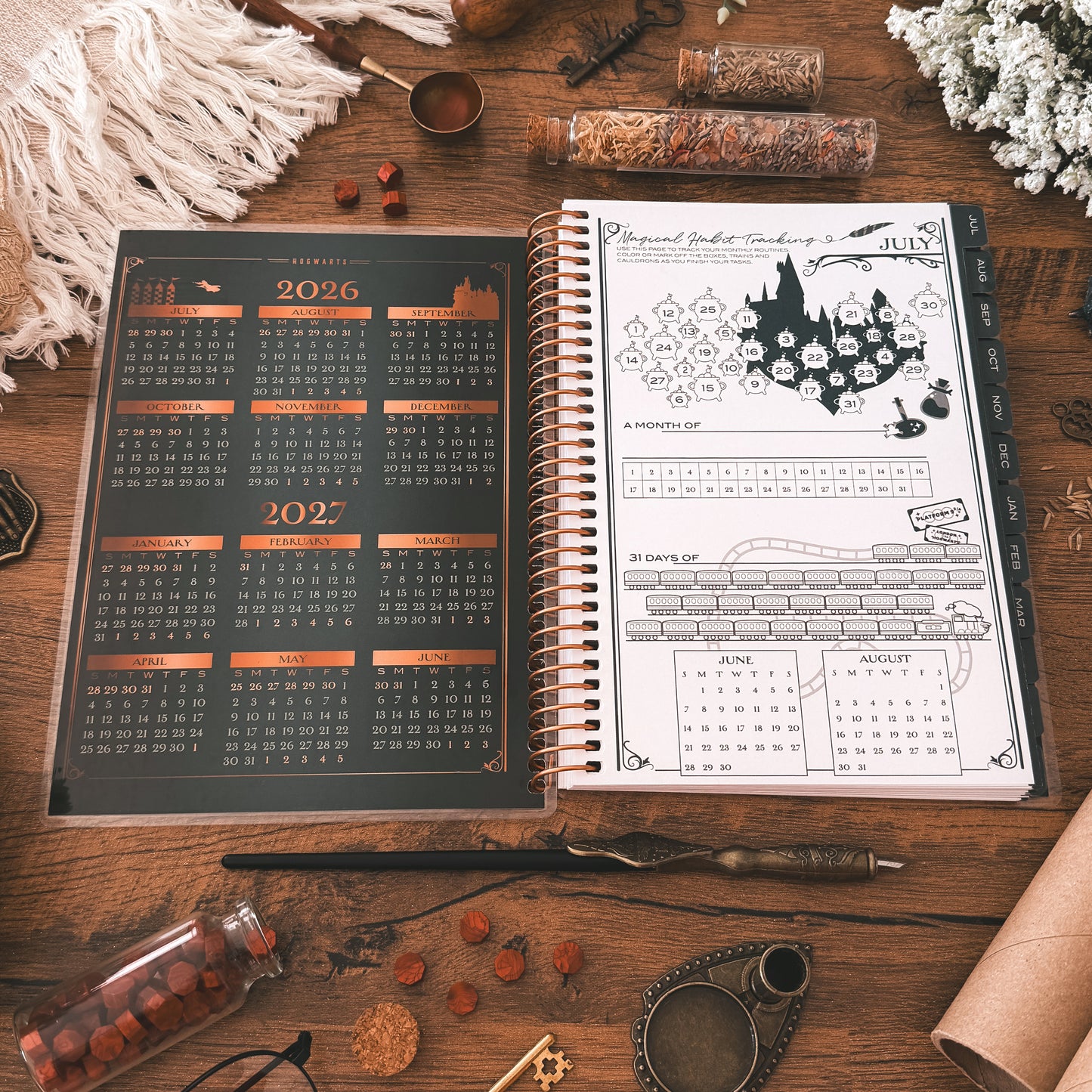 Harry Potter 2026-2027 Hogwarts Weekly Dated Academic Agenda (July - June)