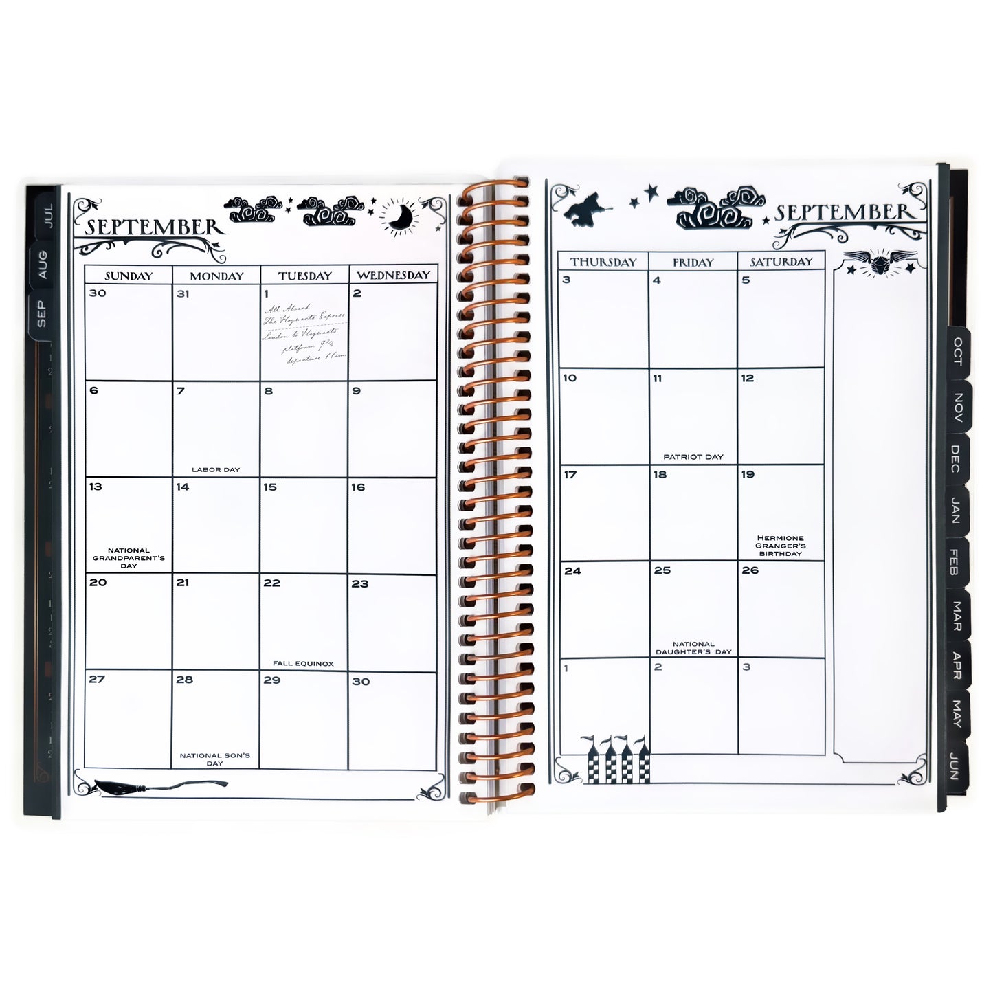 Harry Potter 2026-2027 Hogwarts Weekly Dated Academic Agenda (July - June)