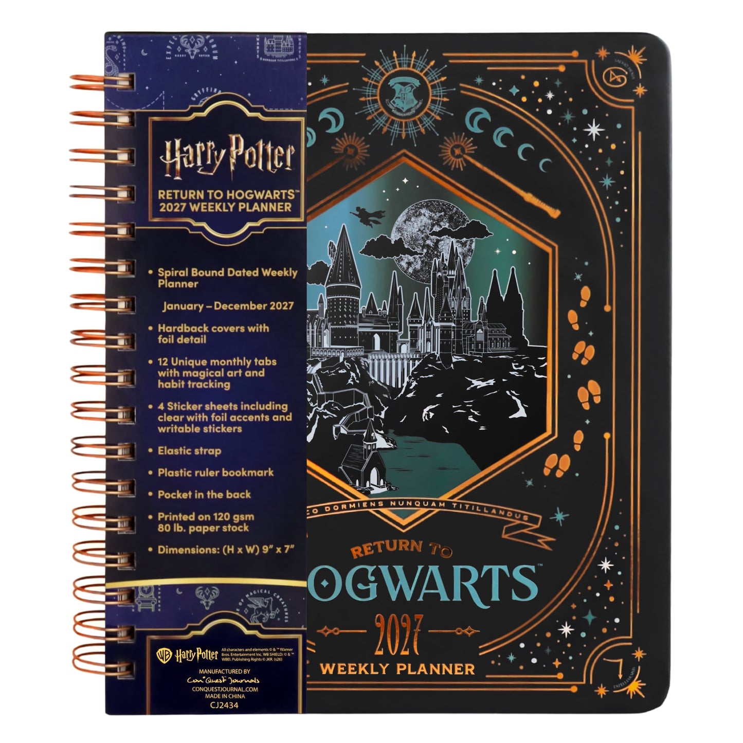 Harry Potter Return to Hogwarts 2027 Weekly Planner