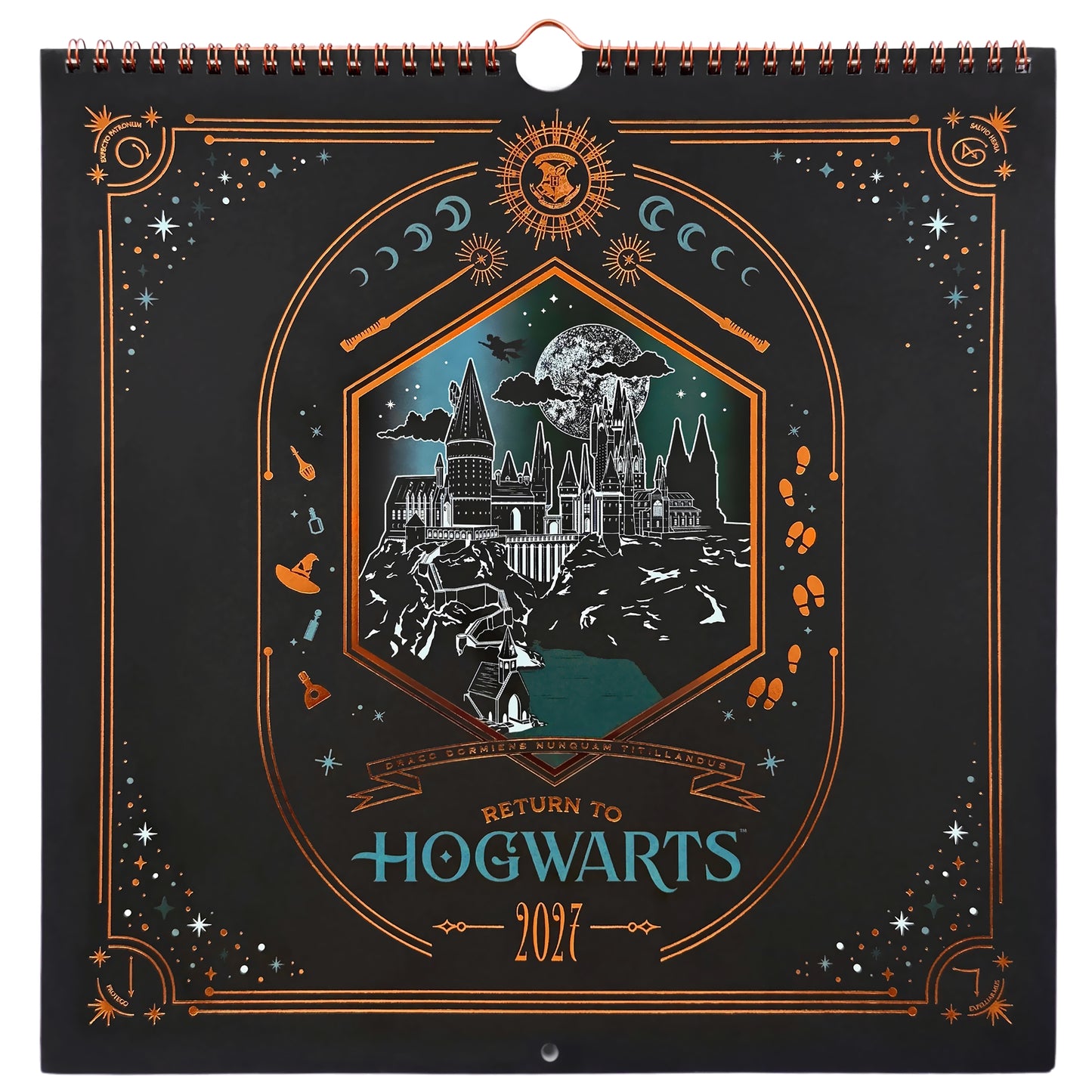 Harry Potter Return to Hogwarts 2027 Spiral Wall Calendar