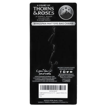 A Court of Thorns and Roses: Wingspan Matters Bag Charm