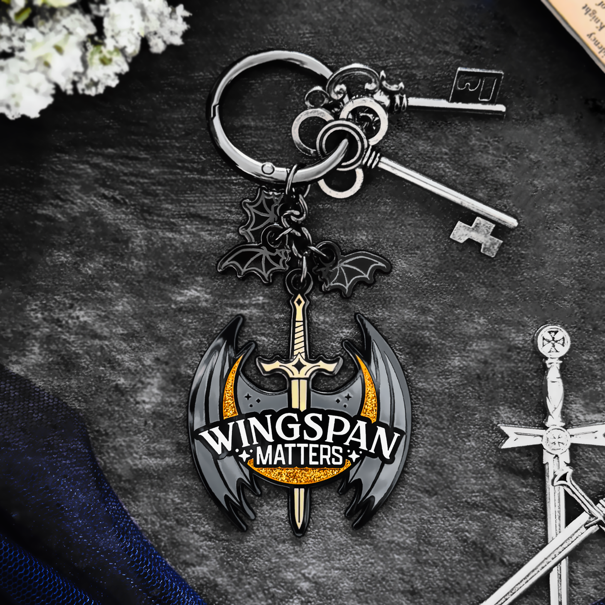 A Court of Thorns and Roses: Wingspan Matters Bag Charm