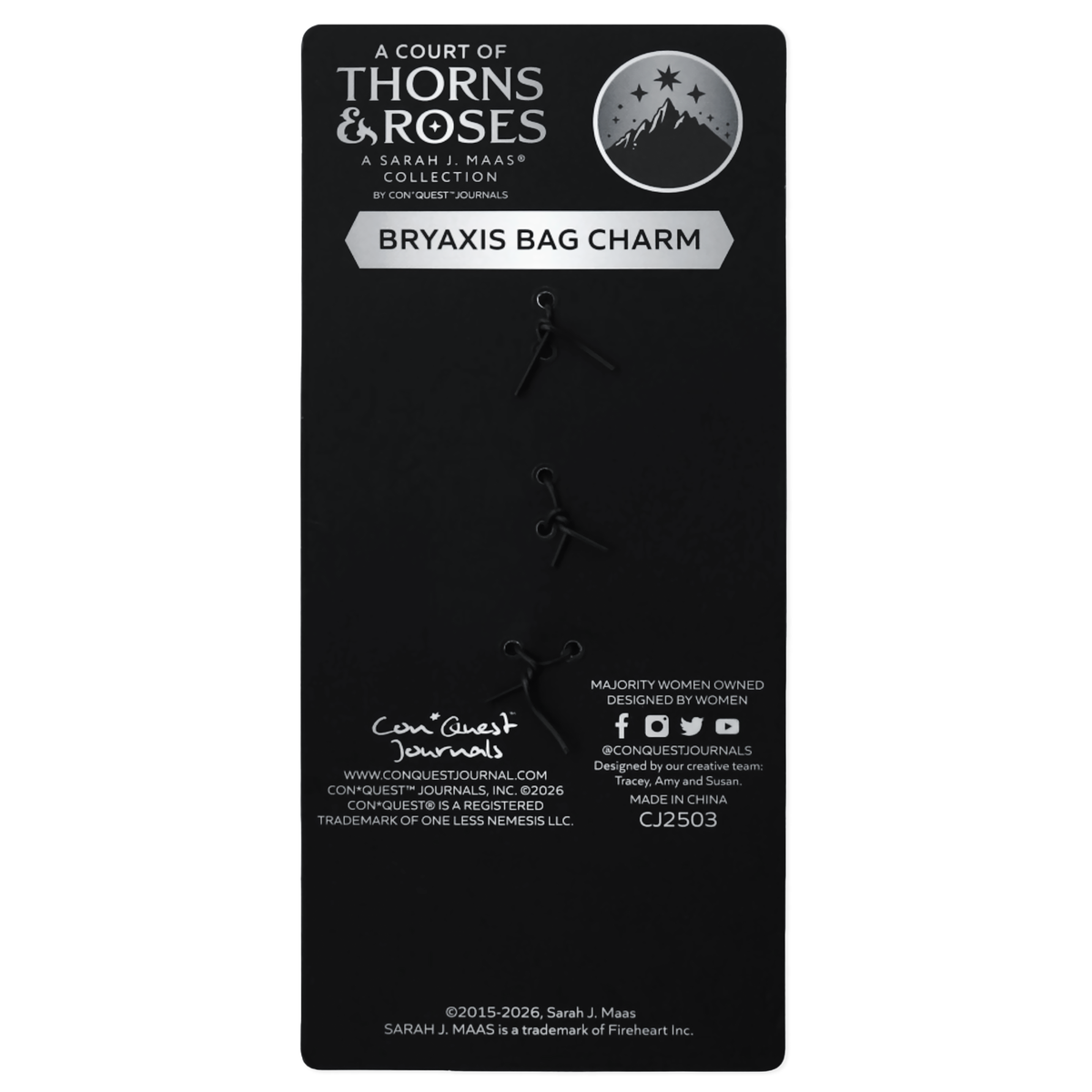 A Court of Thorns and Roses: Bryaxis Girlie Bag Charm