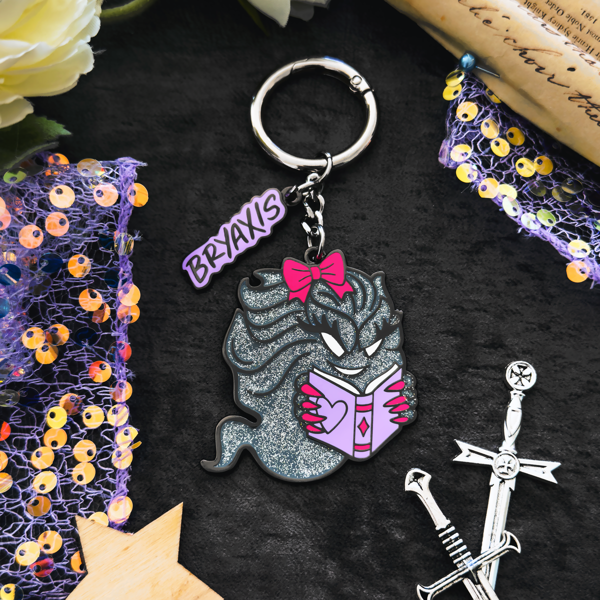 A Court of Thorns and Roses: Bryaxis Girlie Bag Charm