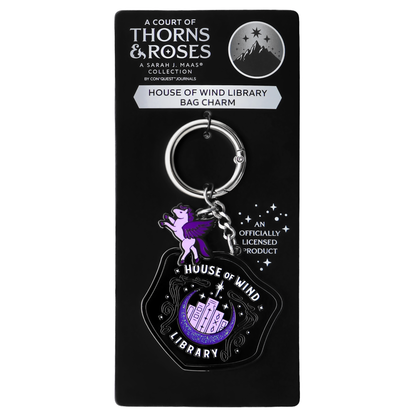 A Court of Thorns and Roses: House of Wind Library Bag Charm