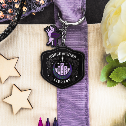 A Court of Thorns and Roses: House of Wind Library Bag Charm