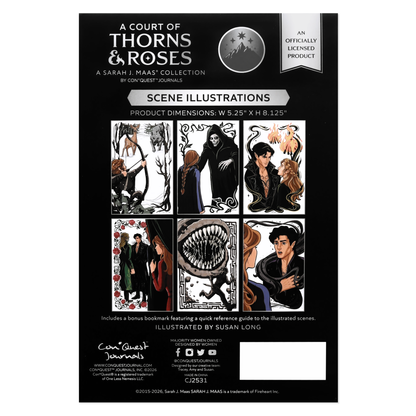 A Court of Thorns and Roses Book Scene Illustrations (6-Pack) (ConQuest Journals Exclusive)
