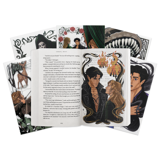 A Court of Thorns and Roses Book Scene Illustrations (6-Pack) (ConQuest Journals Exclusive)