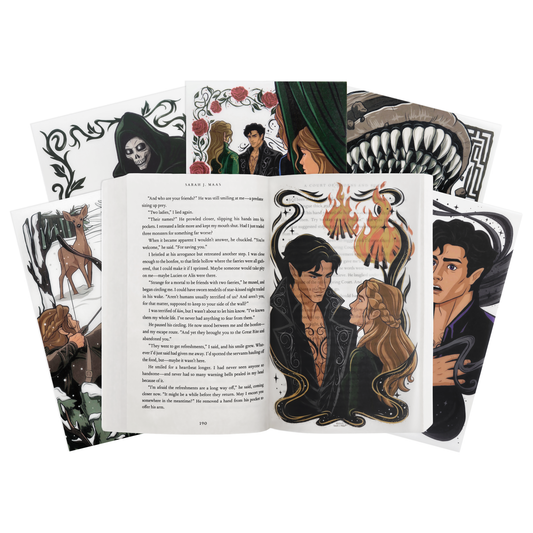 A Court of Thorns and Roses Book Scene Illustrations (6-Pack) (ConQuest Journals Exclusive)