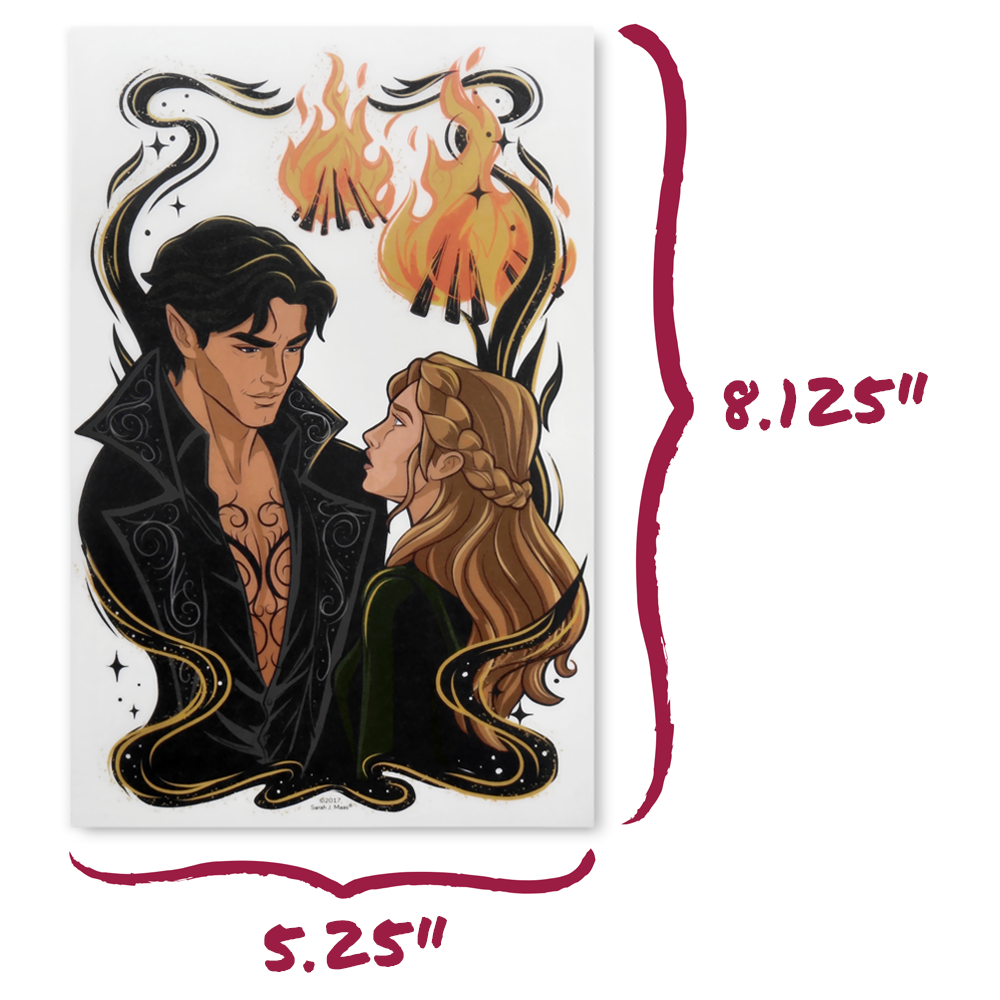 A Court of Thorns and Roses Book Scene Illustrations (6-Pack) (ConQuest Journals Exclusive)