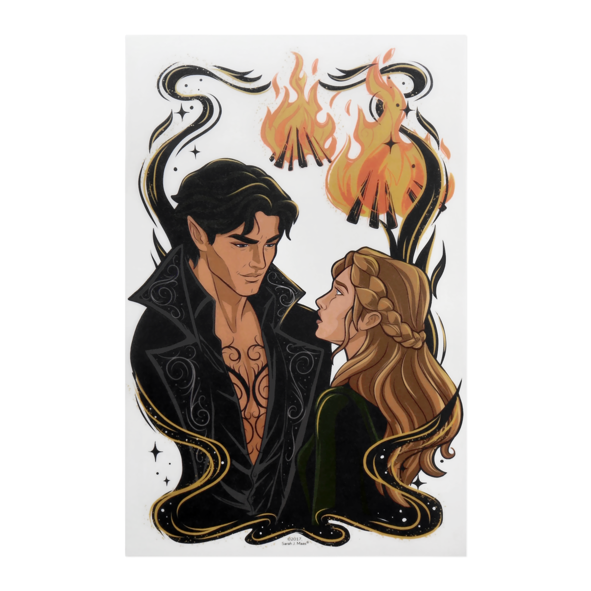 A Court of Thorns and Roses Book Scene Illustrations (6-Pack) (ConQuest Journals Exclusive)