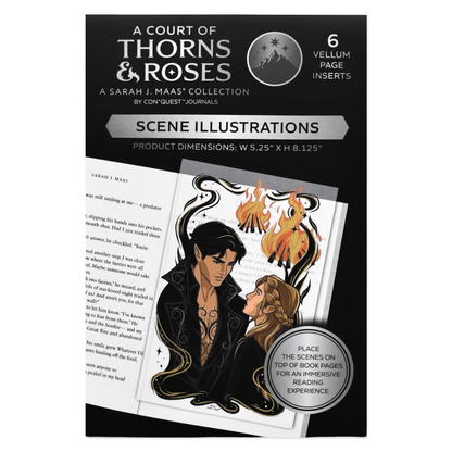 A Court of Thorns and Roses Book Scene Illustrations (6-Pack) (ConQuest Journals Exclusive)