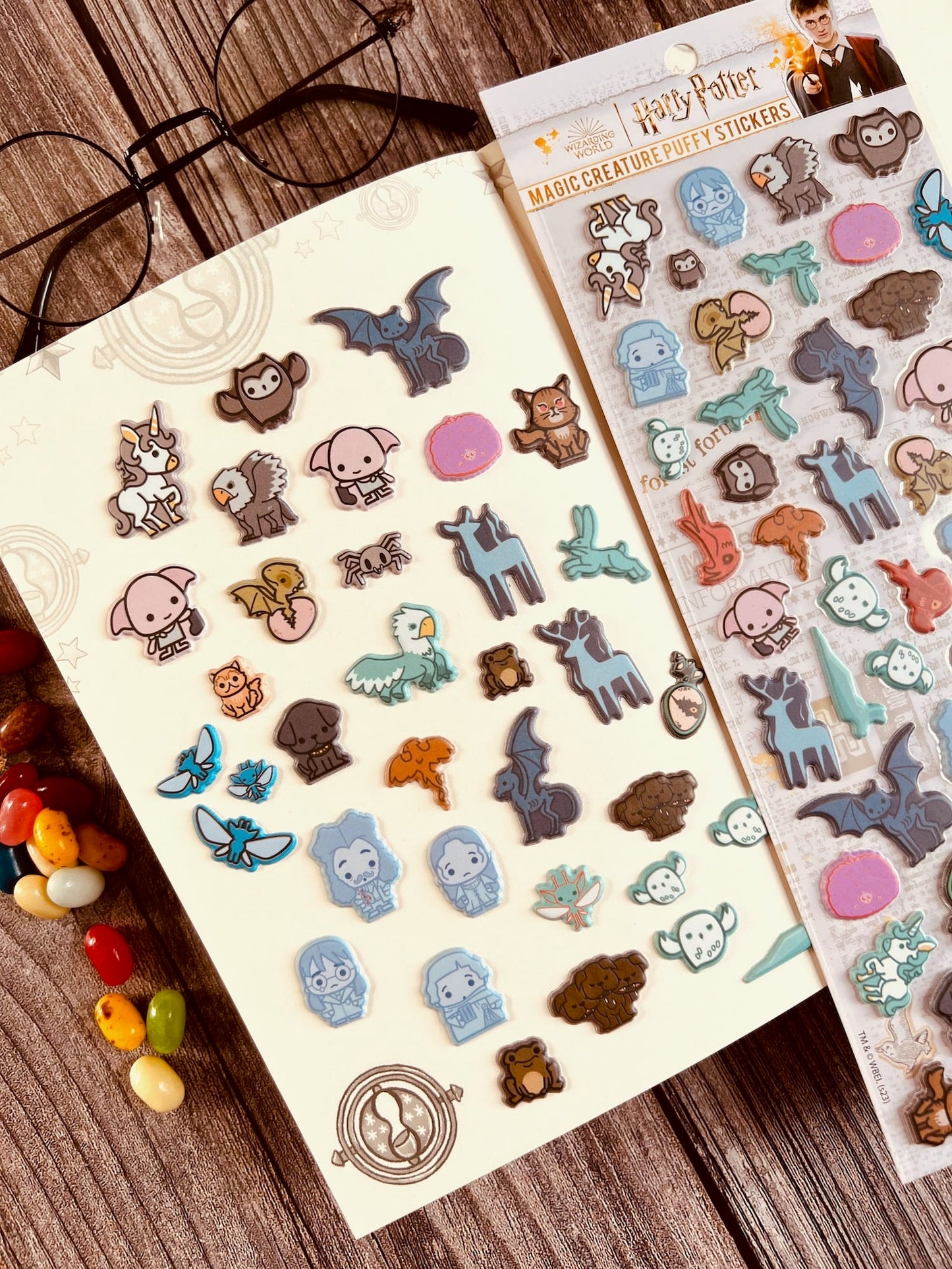 Harry Potter Chibi Puffy Sticker Sheets (4-Pack)