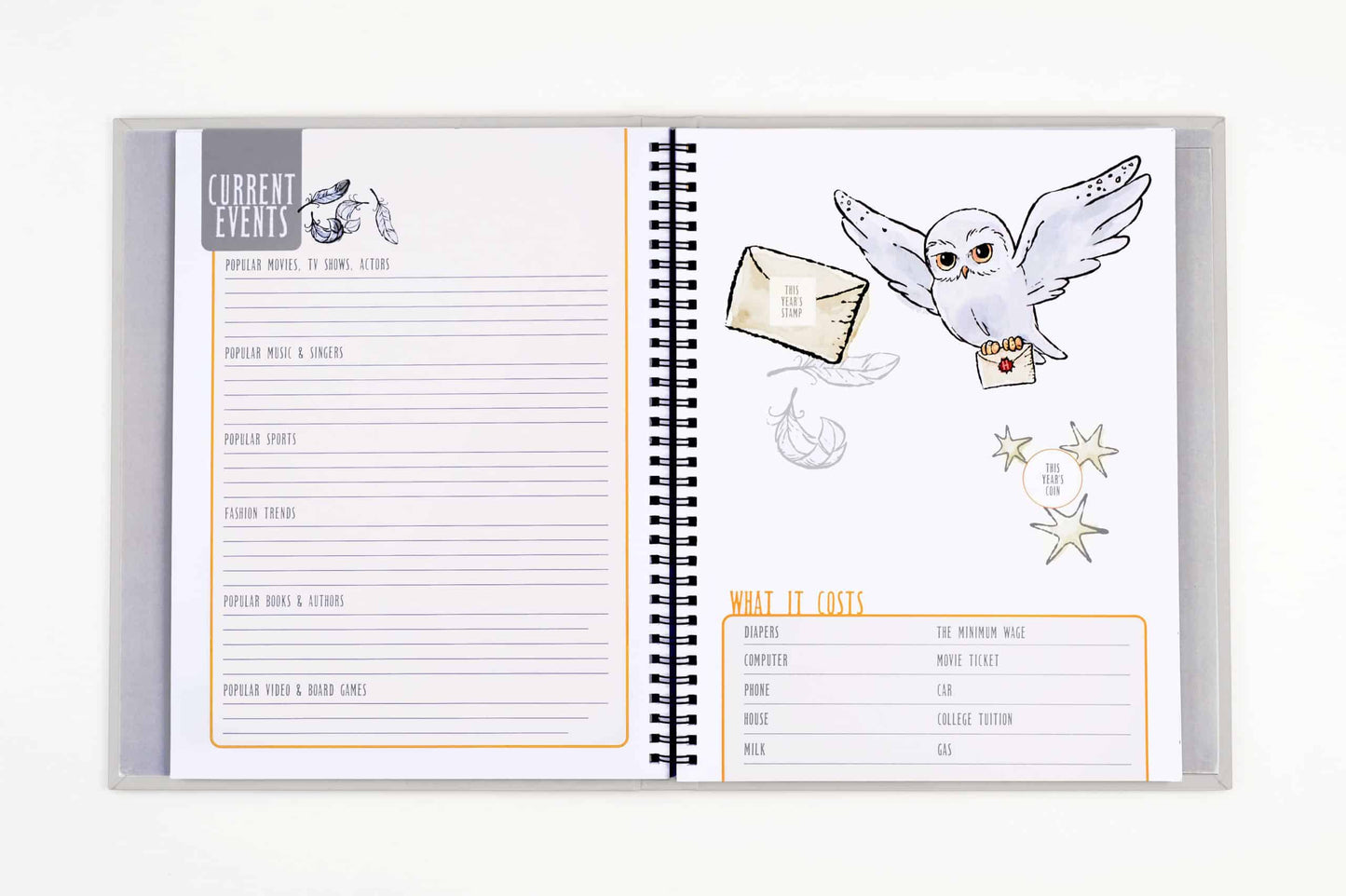Harry Potter Little Keeper Baby Album & Shower Invitation Set Bundle