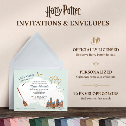 Harry Potter Little Keeper Personalized Baby Shower Invitations