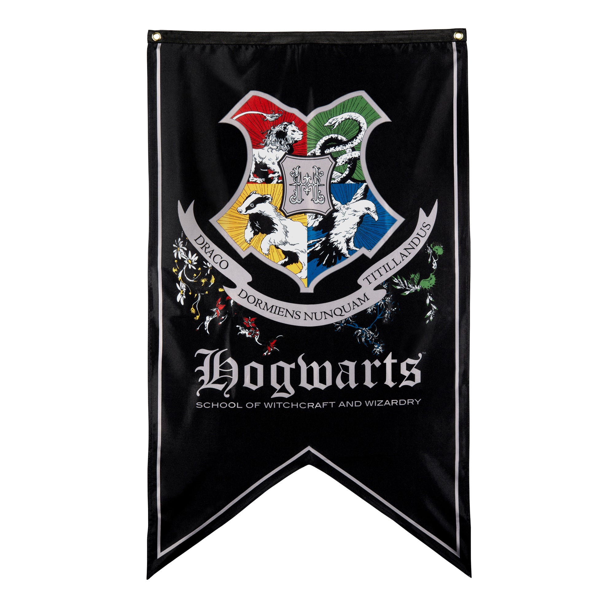 Harry Potter Hogwarts Crest Banner Flag – ConQuestJournals