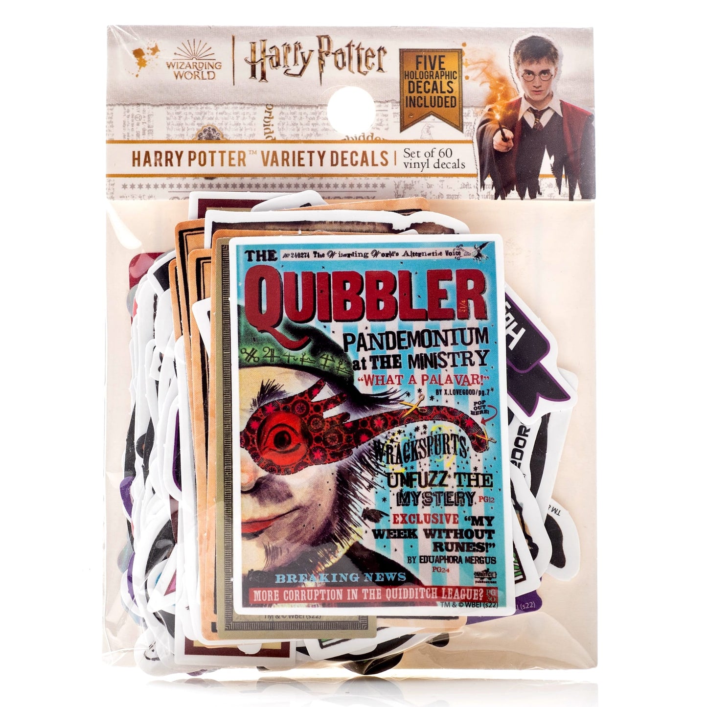 Harry Potter Variety Decals (60-Pack)
