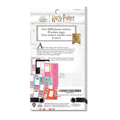 Harry Potter Honeydukes & Weasley's Wizard Wheezes Planner Sticker Book