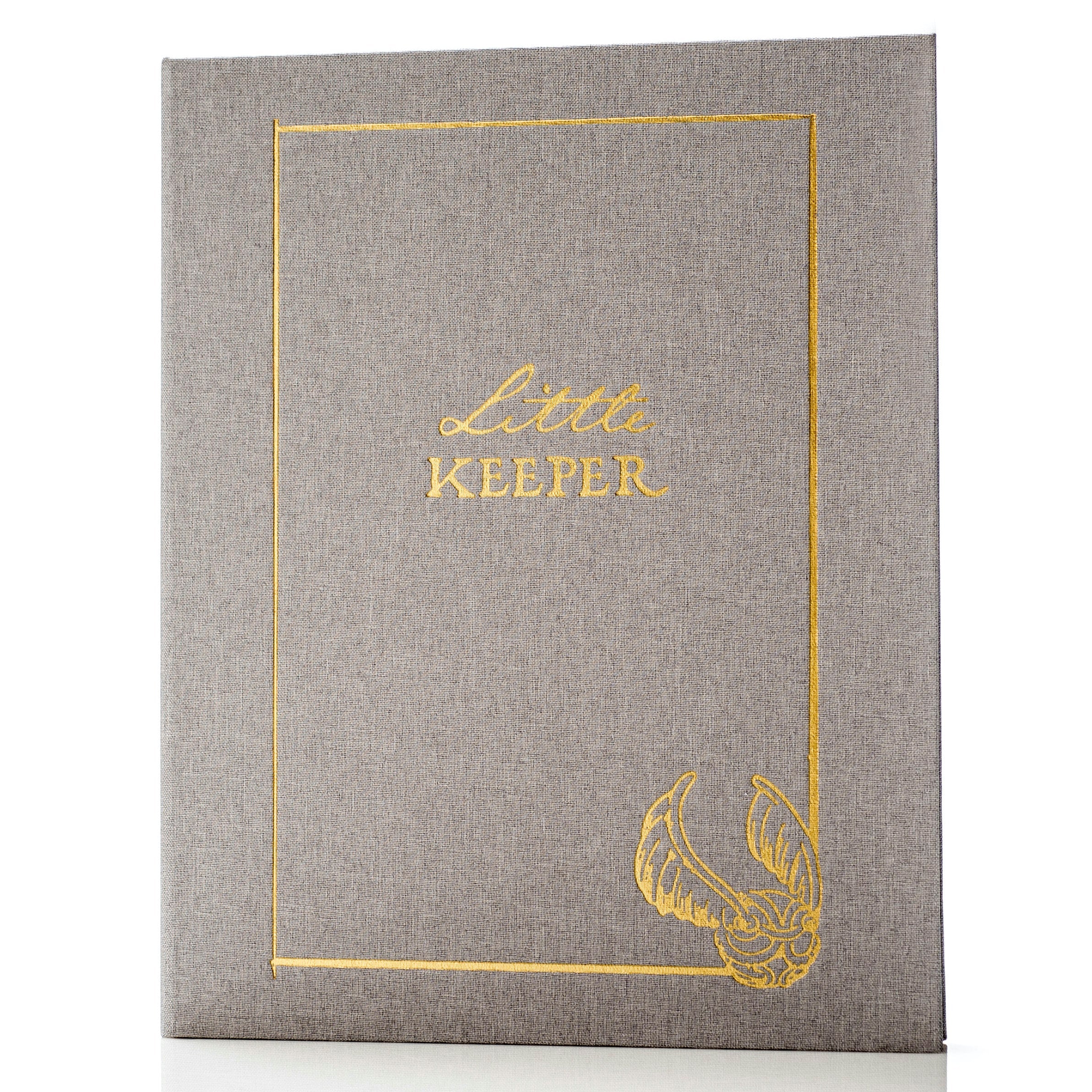 Carnet Cuir Fait Main Harry Potter - Cadre Doré - Dimensions 17.8x12.7 Cm