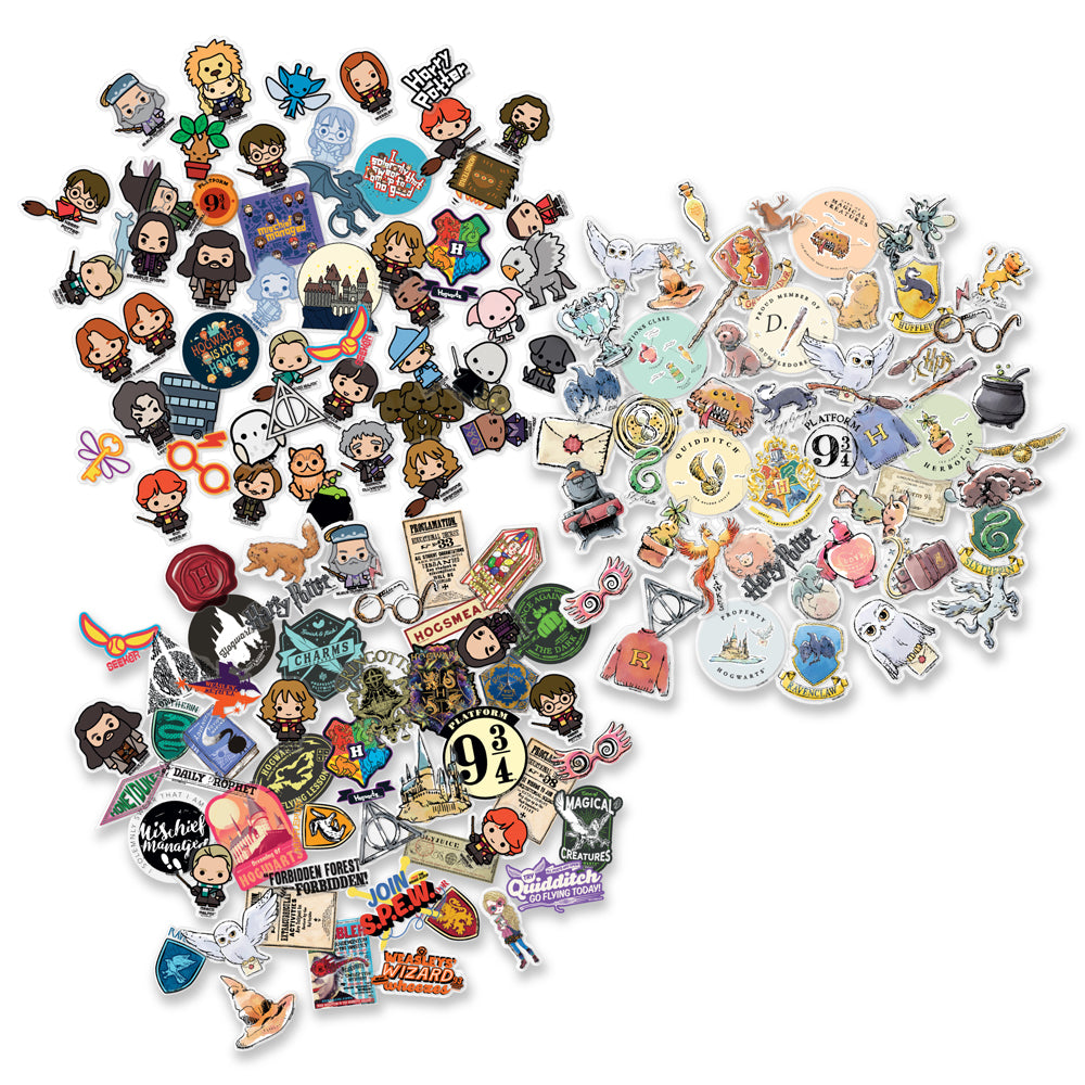 Harry Potter Clear Variety Decals (50-Pack)