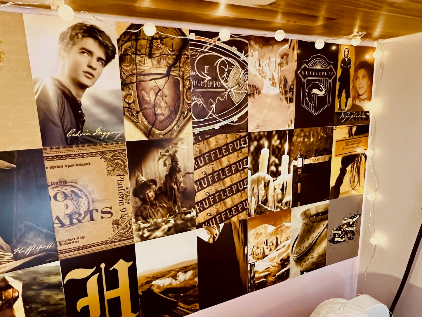 Harry Potter Hufflepuff Wall Collage Kit (4'' x 6'')