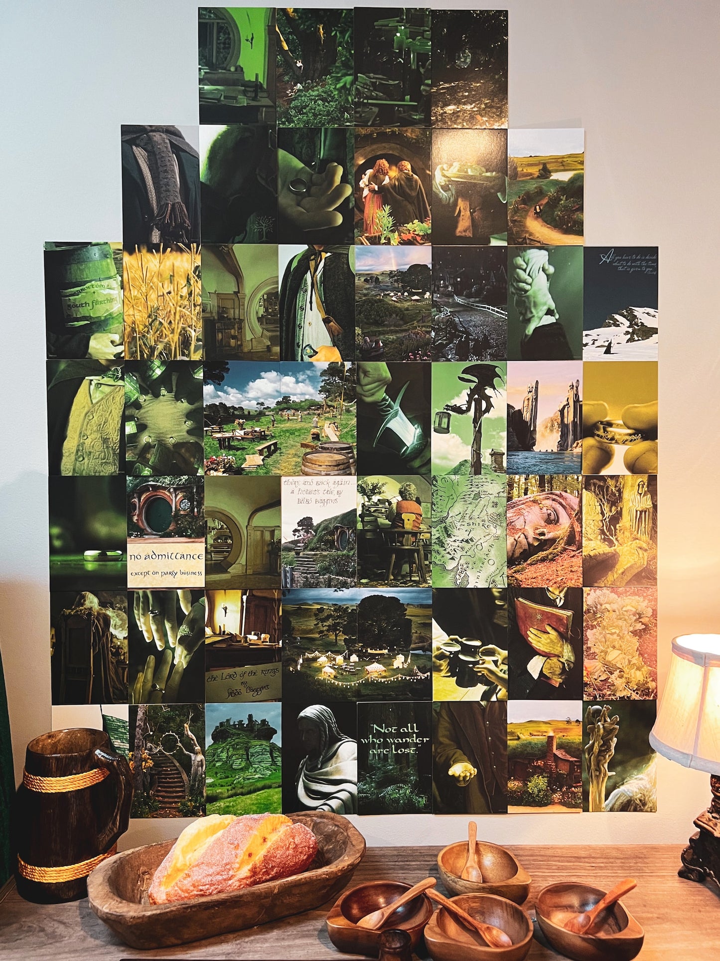 Lord of the Rings From the Shire Wall Collage Kit (4'' x 6'')