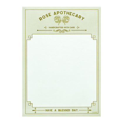 Schitt's Creek Rose Apothecary Notepad (5'' x 7'')