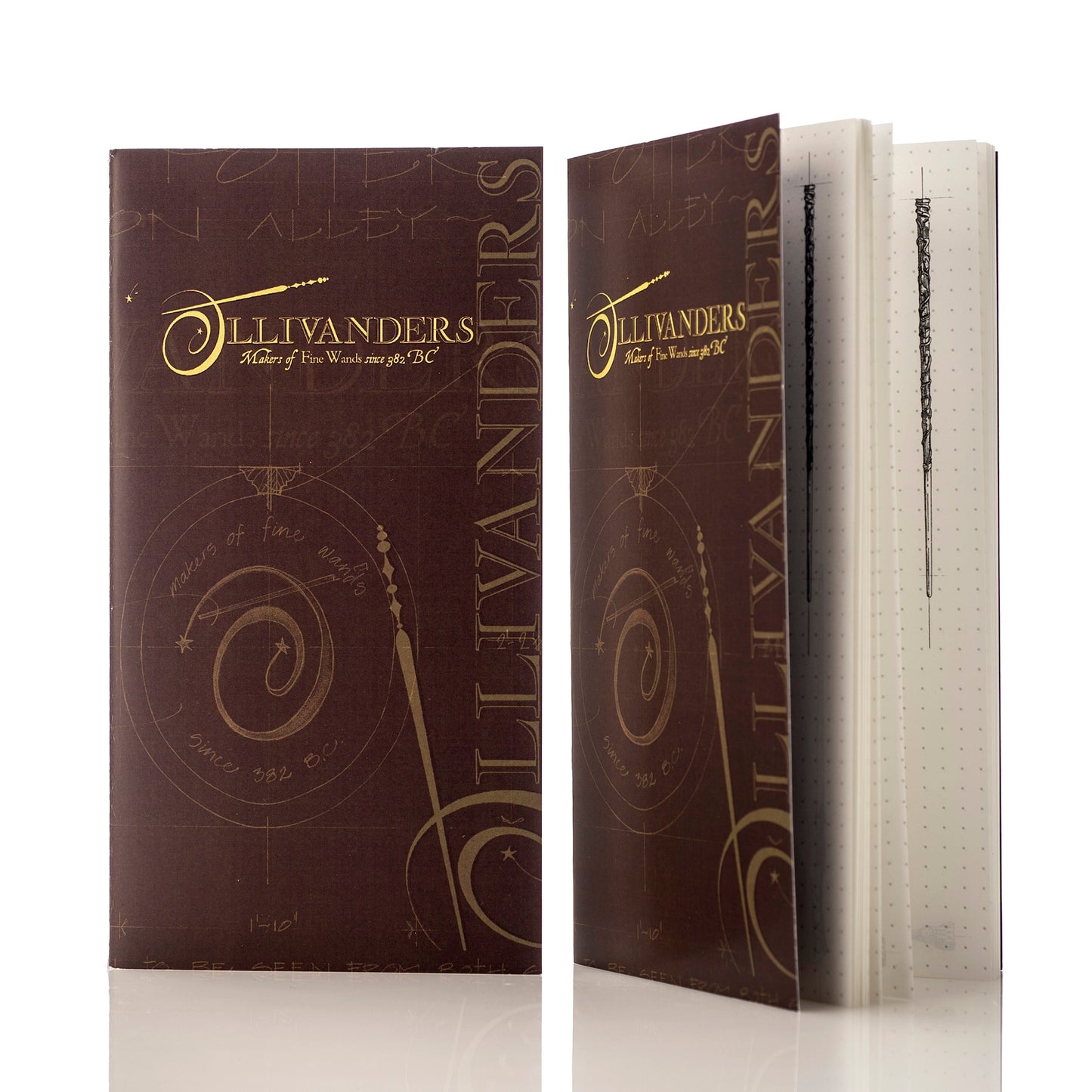 Harry Potter Ollivanders Dot Grid Journal Booklets (2-Pack)