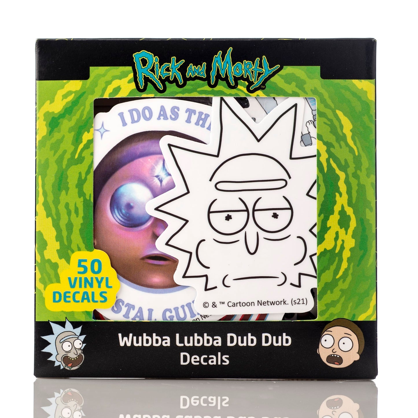 Rick and Morty Wubba Lubba Dub Dub Decals (50-Pack)