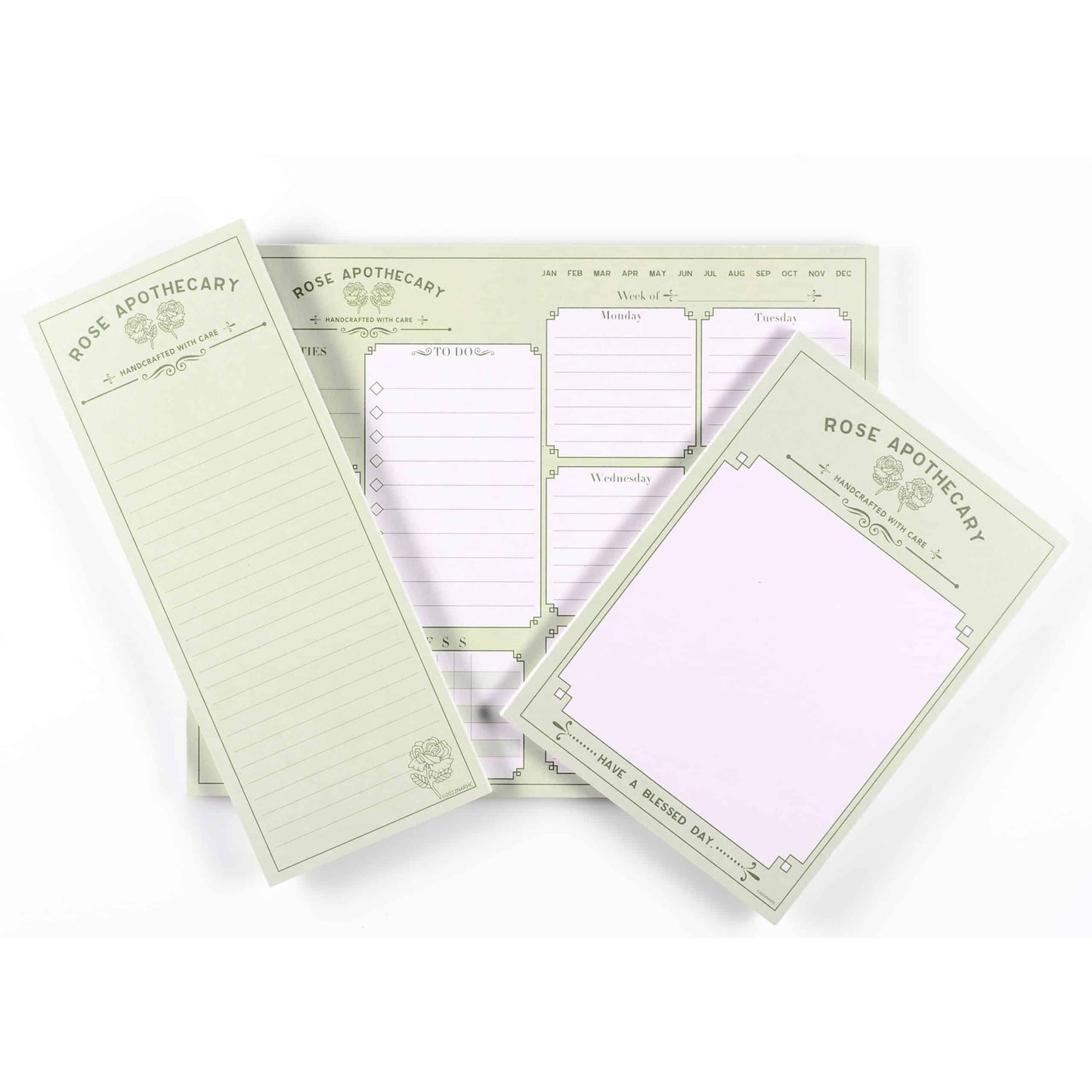 Schitt's Creek Rose Apothecary Notepad Bundle (3-Pack)