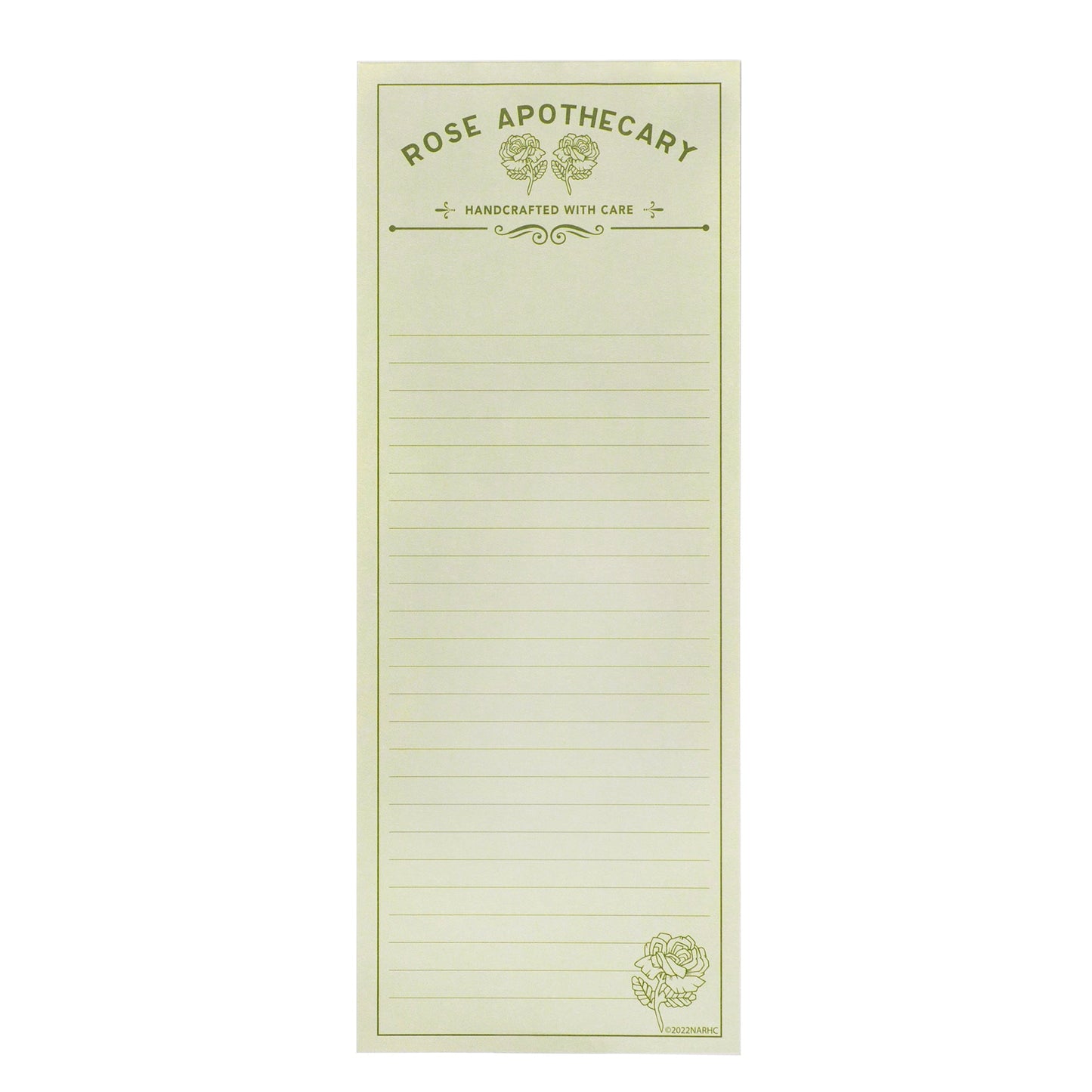 Schitt's Creek Rose Apothecary List Notepad (3.5'' x 9'')