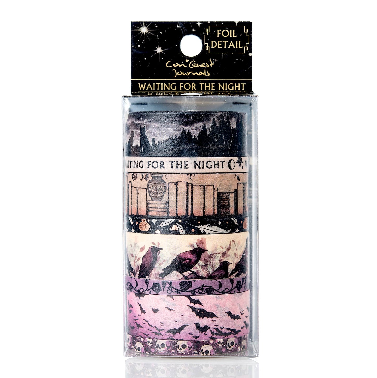 Waiting for the Night Reading Journal, Coloring Book & Washi Tape Bundle