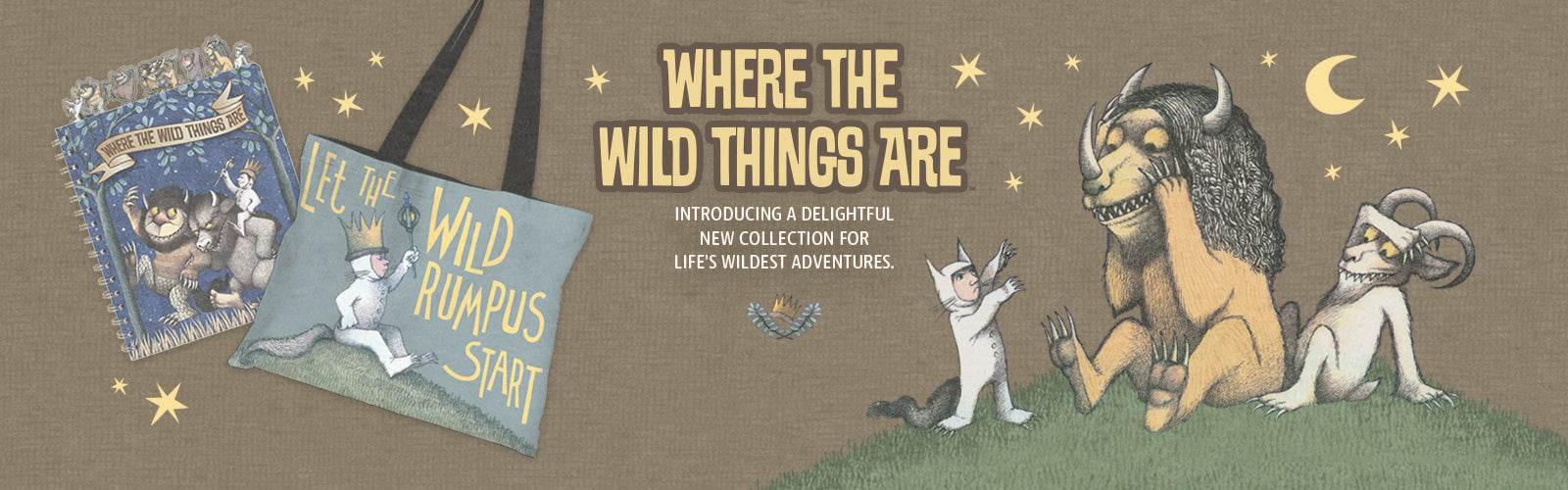 where the wild things are officially licensed merchandise collection