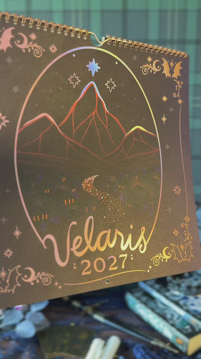 A Court of Thorns and Roses: Velaris 2027 Spiral Wall Calendar